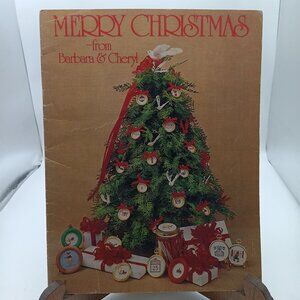 Vintage Merry Christmas Craft Book From Barbara & Cheryl